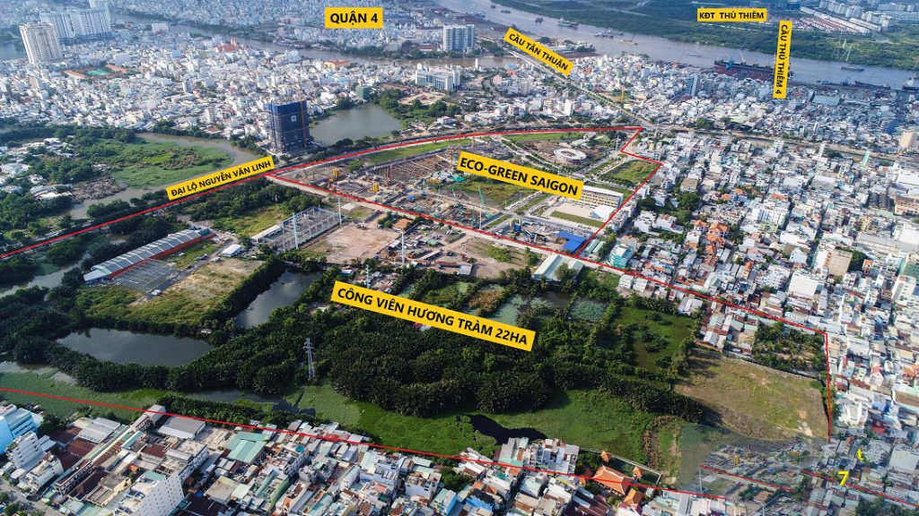 Quy hoạch xung quanh vị trí Eco Green Sài Gòn